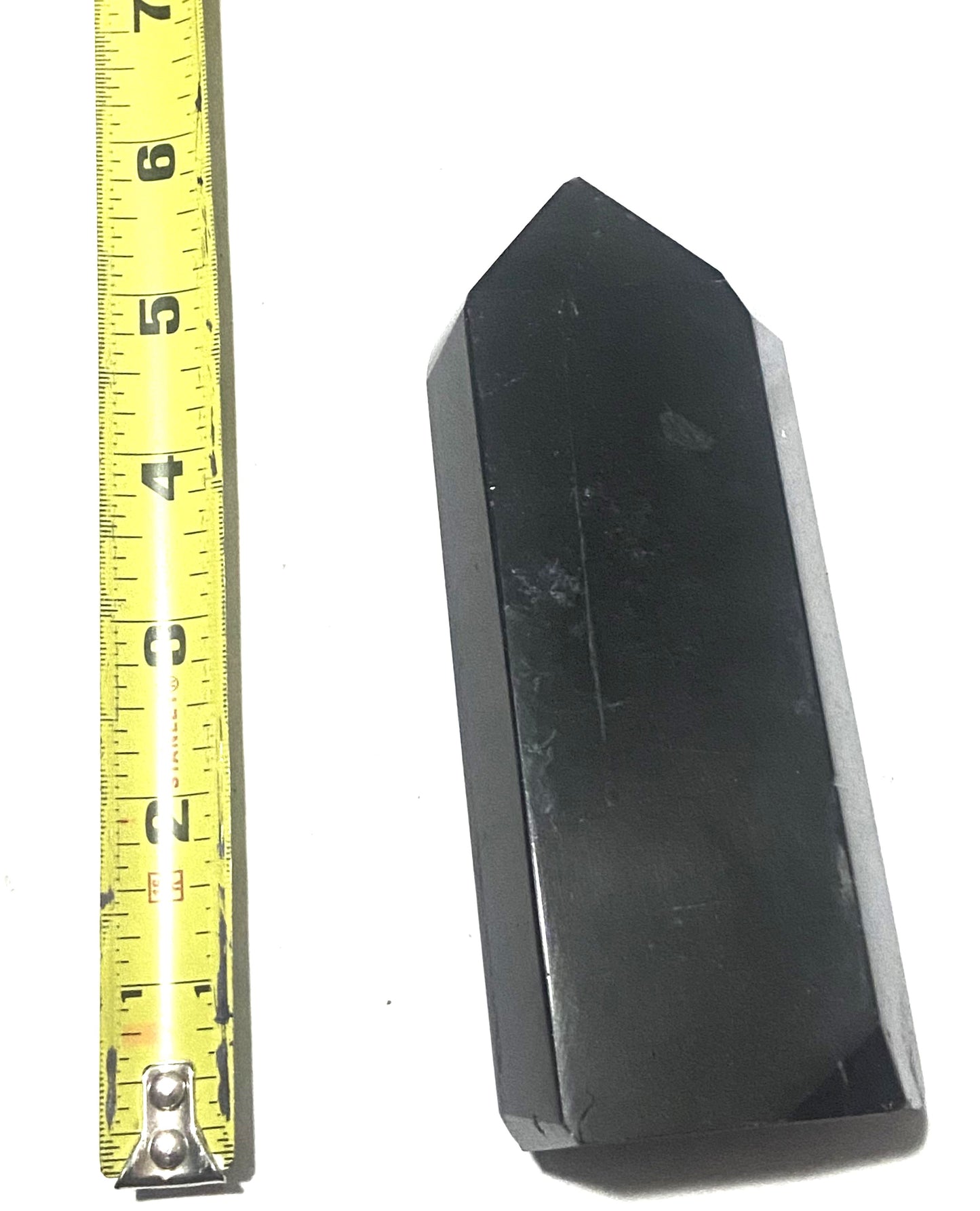 Smoky Quartz Obelisk point tower. Protection from negative energies, and increase intuition,  amplifies healing energy. 5.5 inches tall