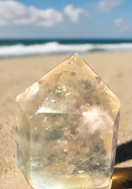 Smoky Quartz Obelisk point tower. Protection from negative energies, and increase intuition,  amplifies healing energy