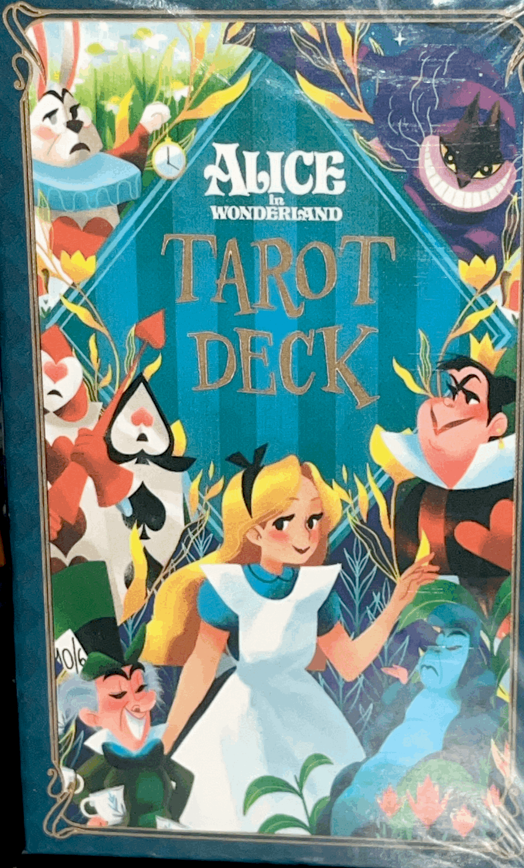 Alice in Wonderland full tarot card deck with digital guidebook