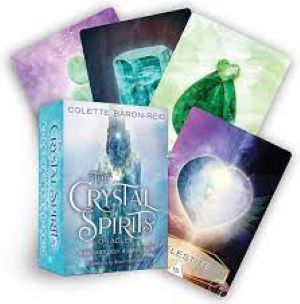 Crystal spirits tarot card deck w/ digital Guidebook. Spirits of 58 crystals, selected to help you channel divine guidance from the Universe