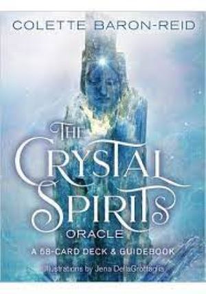 Crystal spirits tarot card deck w/ digital Guidebook. Spirits of 58 crystals, selected to help you channel divine guidance from the Universe