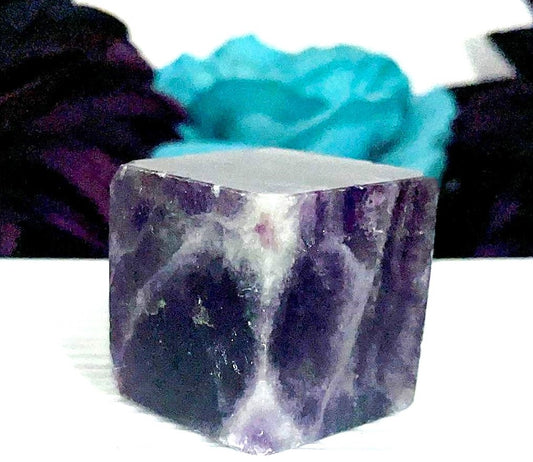 Fluorite Crystal cubes- seal, protect, and ground energy, The cube shape helps with fertility, abundance, success, peace and stability.