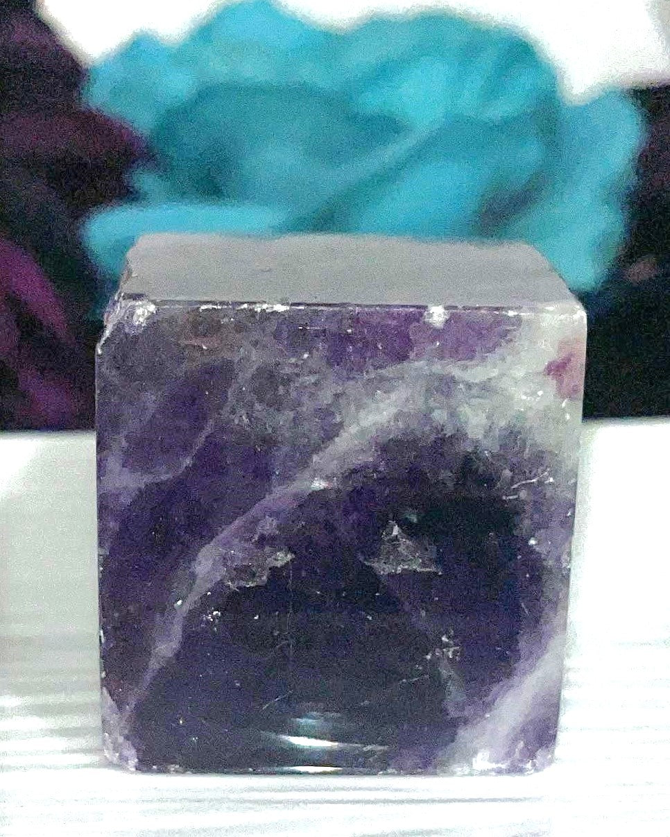 Fluorite Crystal cubes- seal, protect, and ground energy, The cube shape helps with fertility, abundance, success, peace and stability.