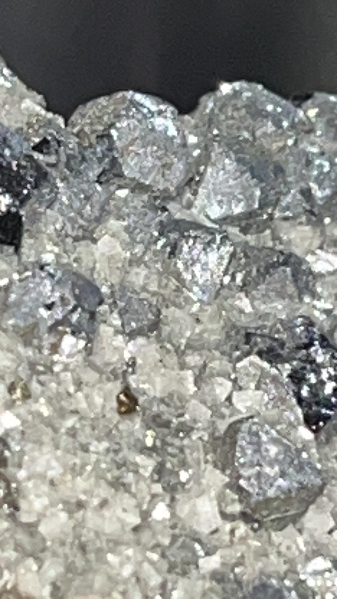VERY RARE Cubic and Dipyramidal Galena Crystal specimen from Borieva Mine Bulgaria