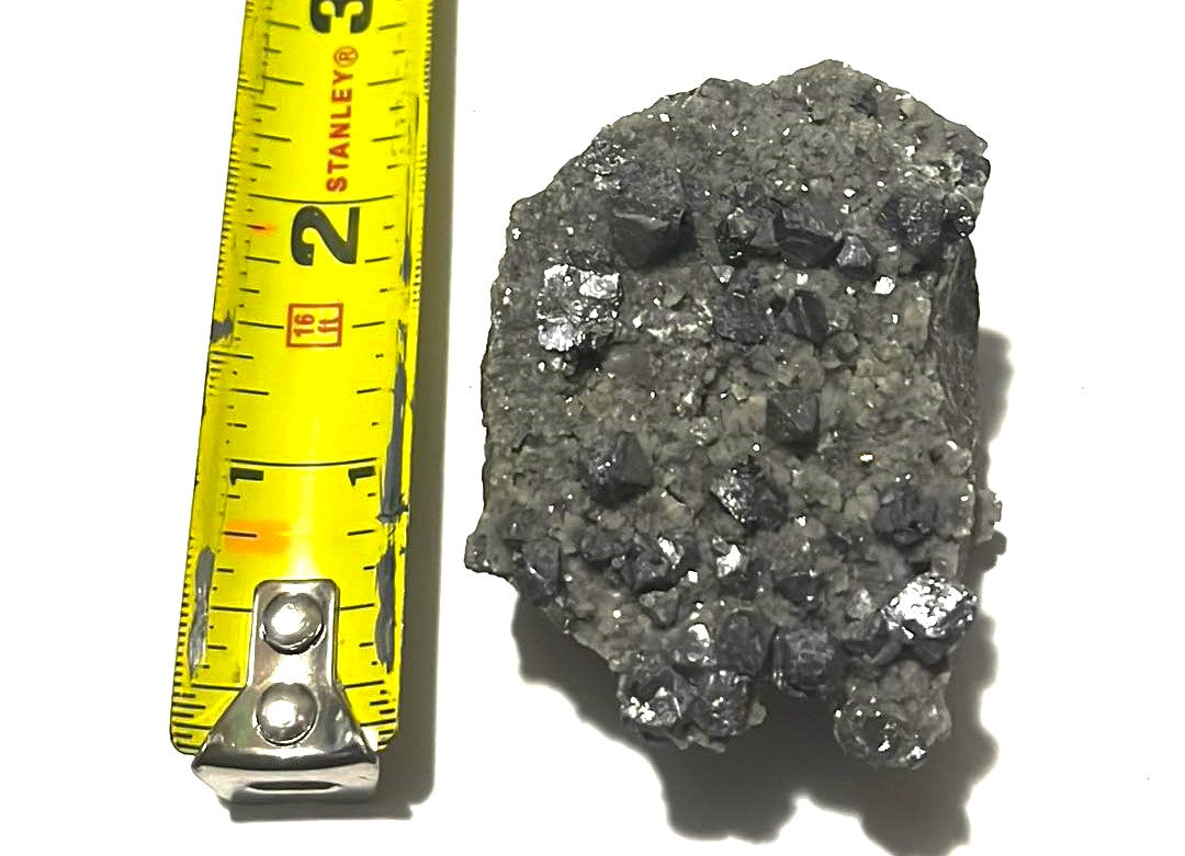 VERY RARE Cubic and Dipyramidal Galena Crystal specimen from Borieva Mine Bulgaria