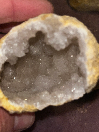 Whole Quartz Geodes to break on your own! 3 sizes loaded with sparkly quartz like glitter. Gorgeous, authentic, and fun with family