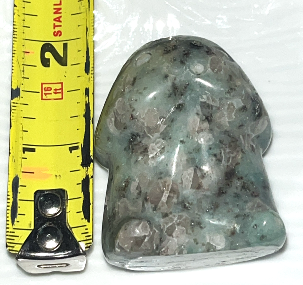 Kiwi Jasper crystal Penis with smiling face and little feet. Mini dickhead, penis man, Short & chubby  ding ding. Bachelorette party gift, Collector