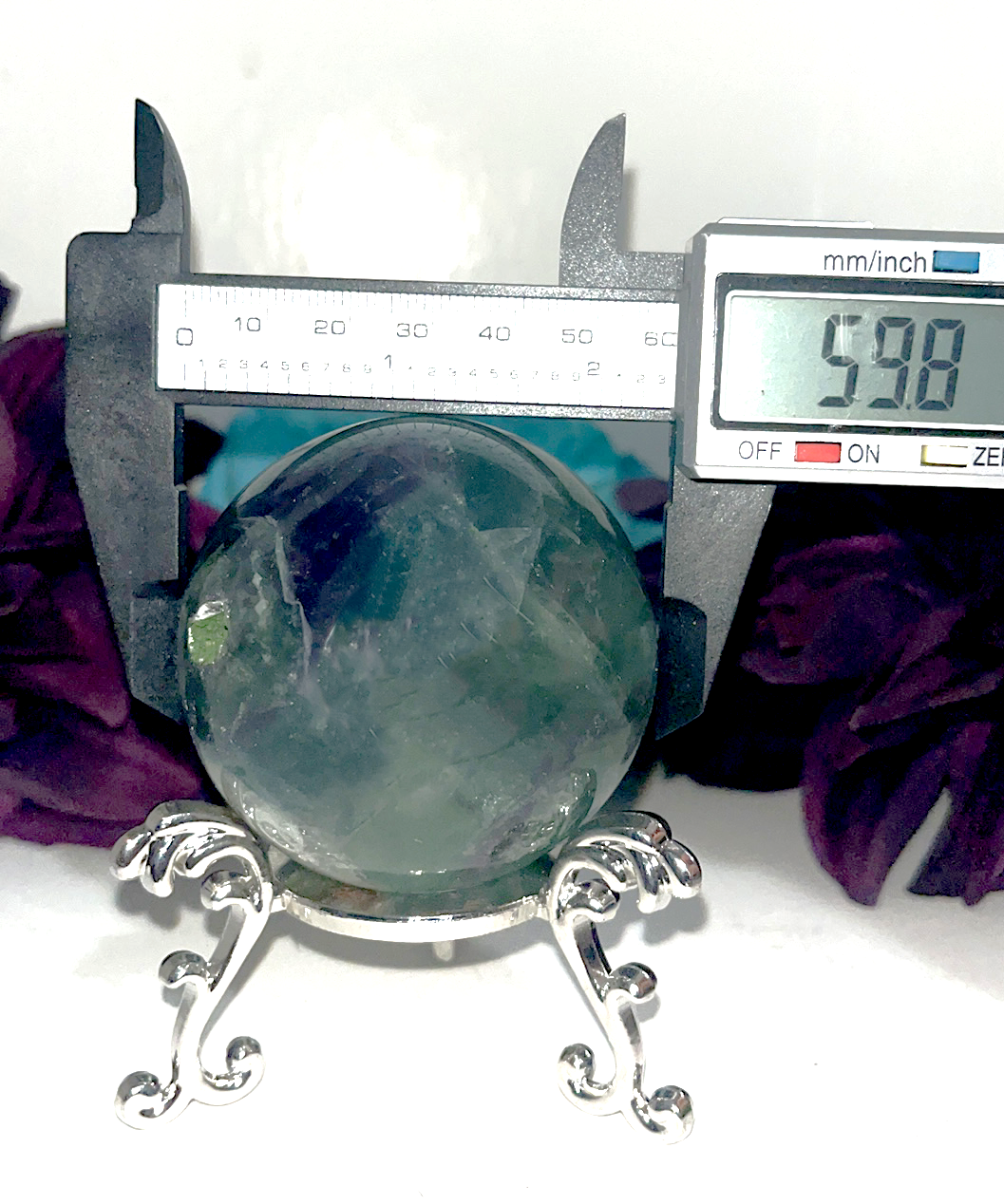 Rainbow Fluorite Medium spheres. Brings focus, clears mind, enhance intuition, and promote mental clarity. Priced to sell