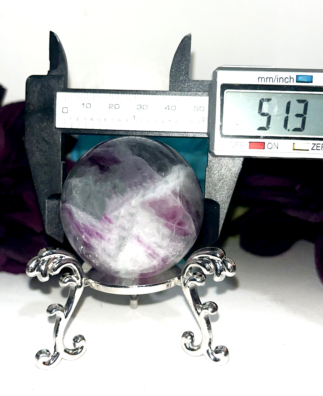 Rainbow Fluorite Medium spheres. Brings focus, clears mind, enhance intuition, and promote mental clarity. Priced to sell