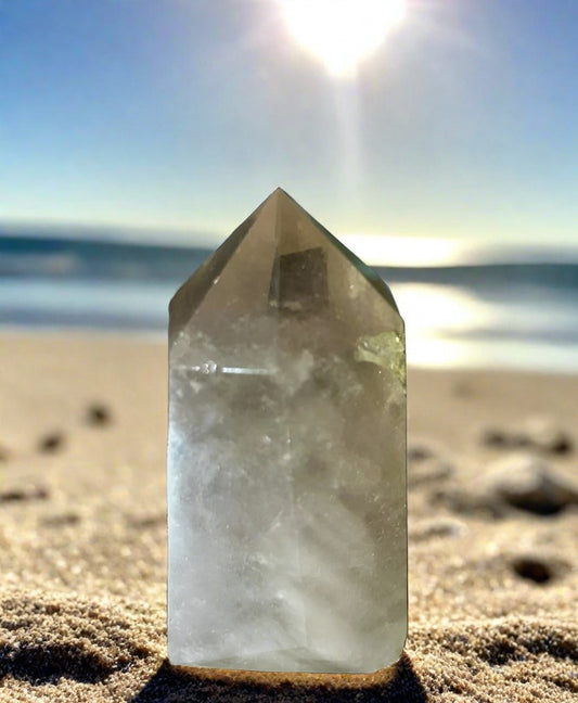 Smoky Quartz point tower. Protection from negative energies, and increase intuition,  amplifies healing energy