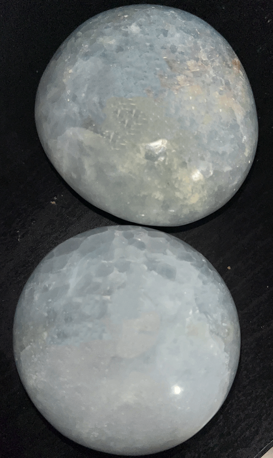 Beautiful Authentic natural Celestite palm stone, connect with your angels, deeper meditation, emotional healing and deep peace SLEEP