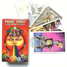 Pride oracle tarot card deck w/ digital Guidebook. Collaborative 78-card deck inspired by Pridefest & the achievements of the LGBTQ+ movement