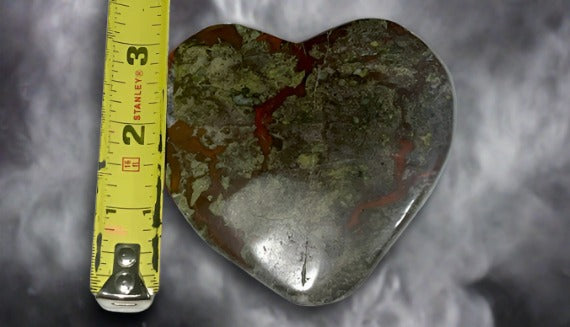 Huge Dragon blood Dragonblood Jasper crystal heart carving. Helps bond mothers and kids, courage, vitality, support in tough times, Strength