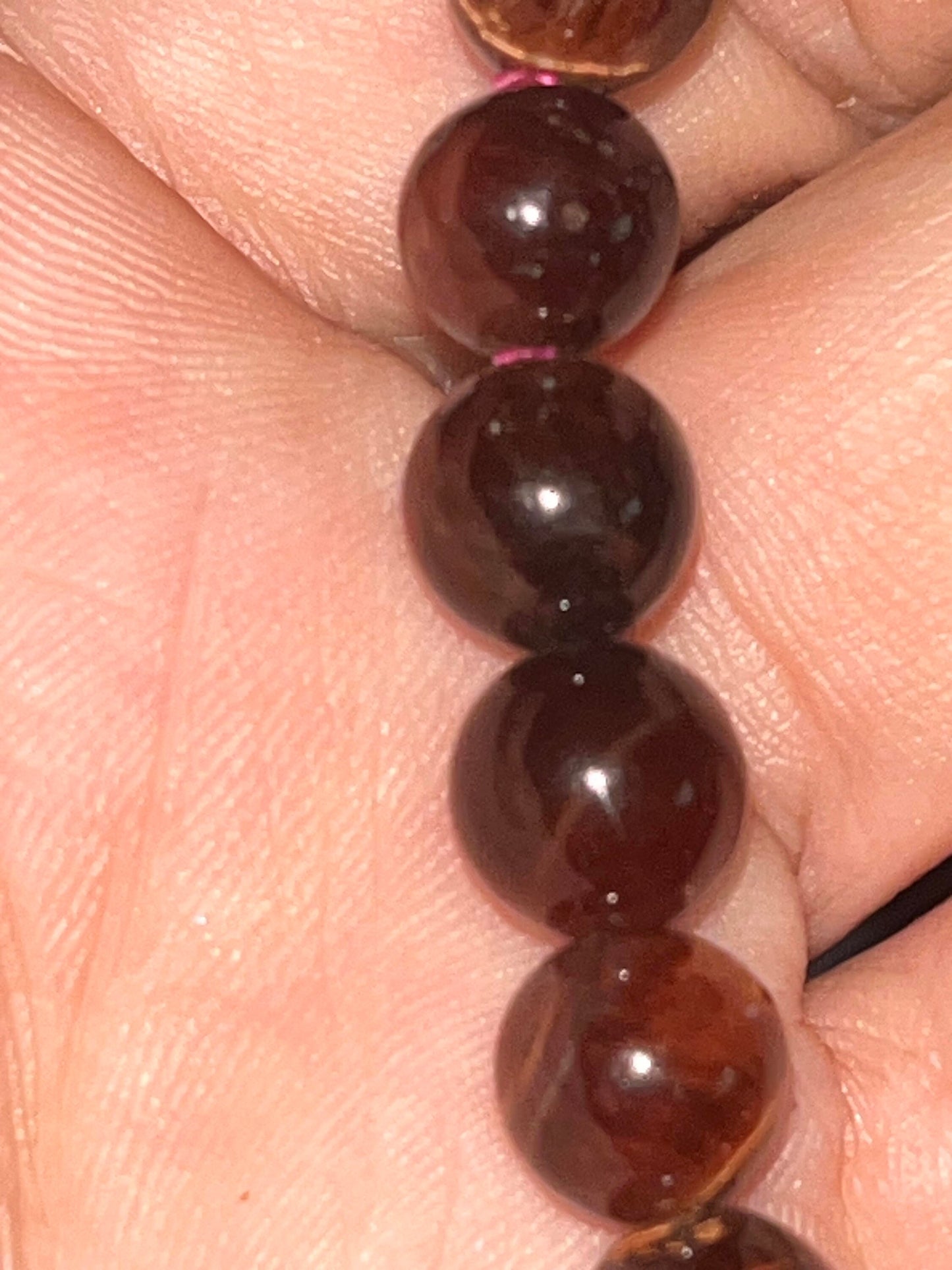 Red Tiger's Eye 8 mm bracelet-Protection and courage, Strength, luck, sensuality, release emotional baggage,